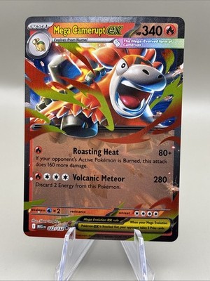 Mega Camerupt ex 156/132 Me01: Mega Evolution Holo