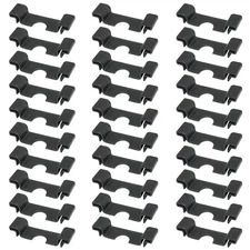 ITROLLE 30PCS 35mm Terminal Block DIN Rail Cut Resistant ProtecRail End Cap P...