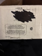 Delta U4999-BL Shower Arm  Flange 10" Ceiling Mount - Matte Black