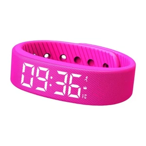 Activity Tracker Step Counter Rechargeable Wearable Lightweight Silicone Fitness