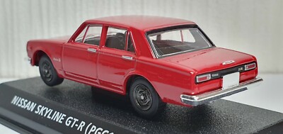 1/64 Konami 1969 NISSAN SKYLINE 2000 GT-R PGC10 RED diecast car