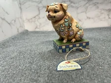 Jim Shore Heartwood Creek What's The Pig Idea? Pig Figurine Heartwood Creek PIGS