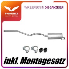 Opel Astra H 1.7 CDTI ab 02/2007 Kombi Auspuffanlage Mittelrohr+Endschalldämpfer