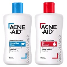 ACNE-AID Liquid Facial Cleanser Relieve Acne Oil Control Sensitive Gentle Skin .