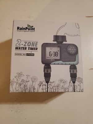 NIB RainPoint 2 Zone Digital Water Timer Model: ITV205 