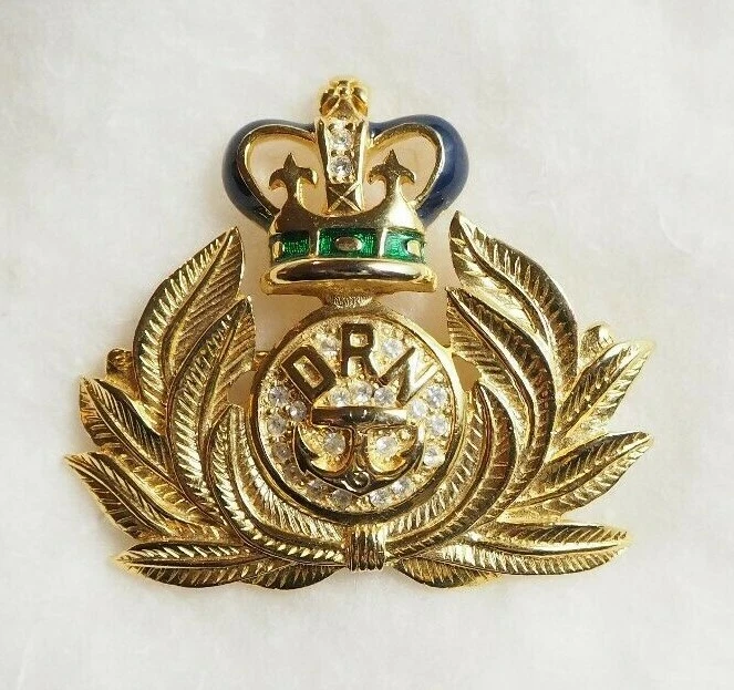 Navy brooch 2024