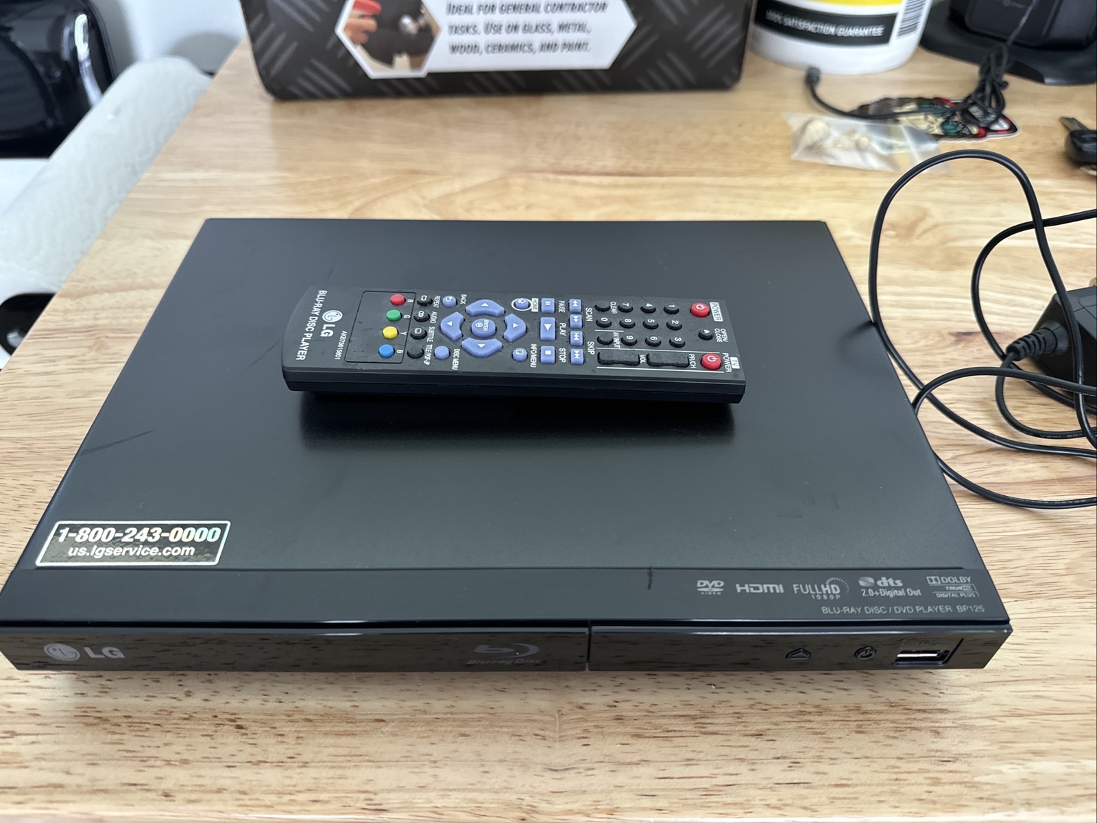 LG BP125 BluRay Player Black 719192584501 eBay