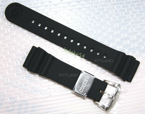 Genuine SRP779 SRPC91 Silicon Rubber Watch Band 22mm SEIKO Prospex Turtle BLACK - Picture 7 of 7