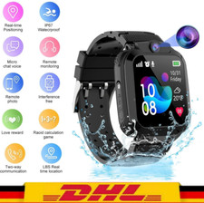 Kinder Telefonuhr Smartwatch LBS Uhr SOS SIM Kamera Wasserdicht Kids Armbanduhr