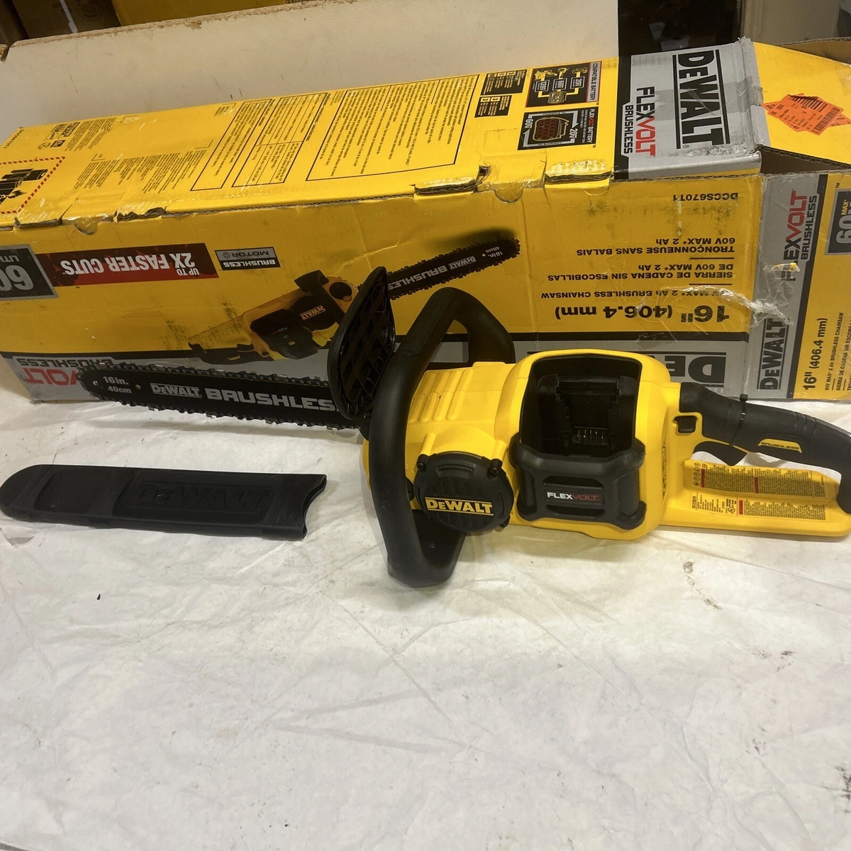 DeWALT FLEXVOLT DCCS670B 60V MAX Cordless Chainsaw (Tool Only)#735