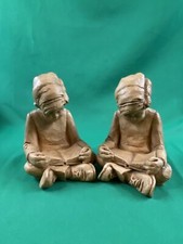Boy Reading Bookends Made of Resin or Wood weighted