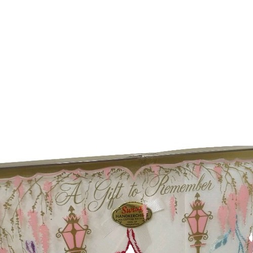 NEW VINTAGE MID CENTURY Set Of 3 Swiss Embroidered Full Size Handkerchiefs - Picture 8 of 21