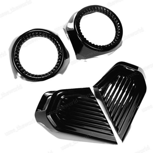 Black Gear Shift Air Vent Outlet Cover Trim For Toyota Land Cruiser 2024 2025 - Picture 6 of 34