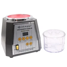 KT-130 130mm Magnetic Tumbler Jewelry Polishing Machine Finishing Tool two-way