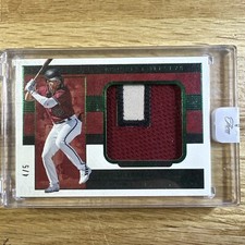 2023 Panini Three and 2 Jordan Lawler RC Green Foil Jumbo Patch /5