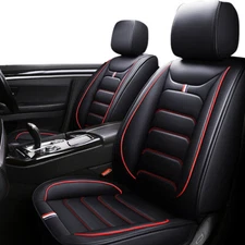 OTOEZ Leather Auto Car Seat Cover Universal Full Set Interior Cushion Protector