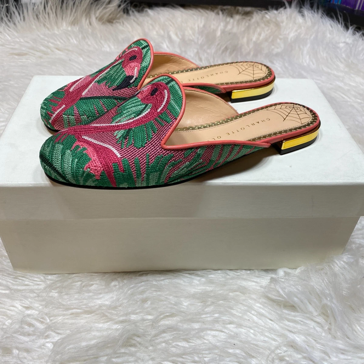 Charlotte olympia shop flamingo shoes