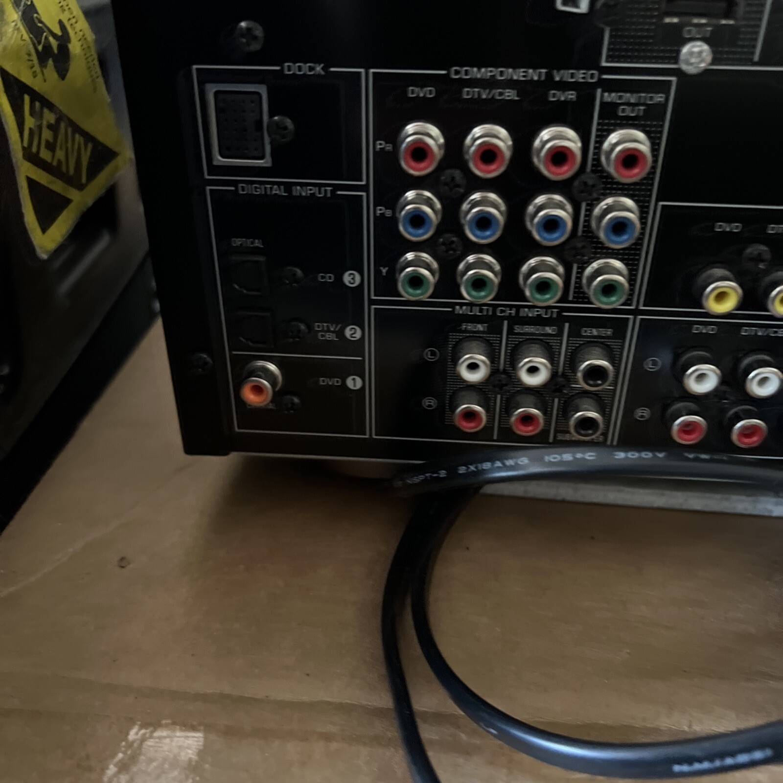 Yamaha Natural Sound AV Receiver RX-V365 HDMI Home Theater Stereo