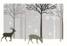 WINTER REINDEER WALK GORGEOUS HOLIDAY CARD by PETER PAUPER PRESS (9)