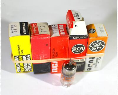 Assorted Brands 5LJ8 Vacuum Tubes NOS Lot Of 5 +Box