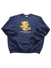 Vintage 90s Teddy Bear Parody Pornstar Hook-Ups Blind Skateboarding Sweatshirt