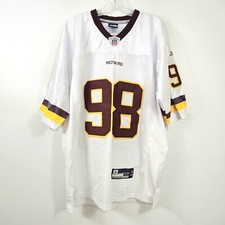 NFL Reebok Brian Orakpo #98 Washington Redskins Onfield Mens Size 50 