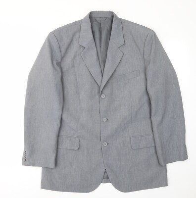 Modern Classics Herren Anzugjacke grau Polyestermischung Größe 42 Reg Inside