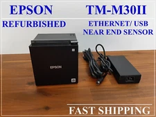 Epson TM-M30II POS Point of Sale Thermal Printer Ethernet USB w Power Supply NES