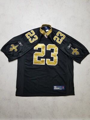 Reebok New Orleans Saints # 23 Thomas NFL Sewn NFL Football Jersey