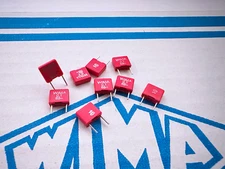 20PCS MKS2 0,1µF WIMA 0.1uF 100nF 63V 10% Metallized Polyester Capacitor PCM 5mm