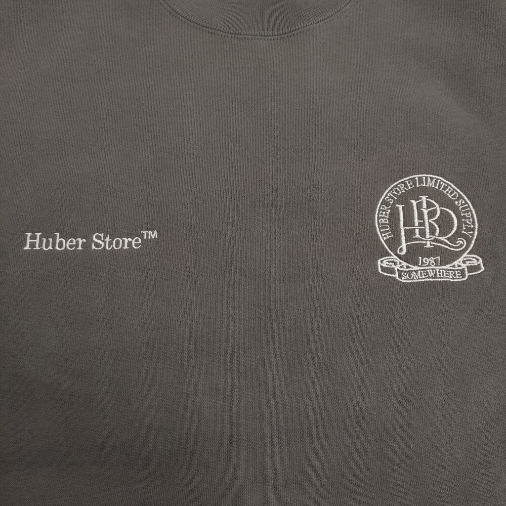 Huber Huberstore Emblem Sweatshirt スウェット Huber Store Original Emblem Sweat Crewneck Size L gray 5