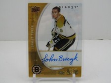 JOHNNY BUCYK 2008-09 UD TRILOGY ICE SCRIPTS AUTOGRAPH AUTO! BOSTON BRUINS!!