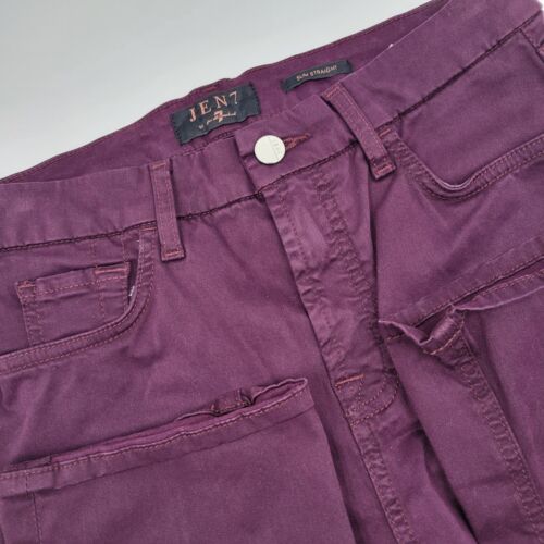 Seven For All Mankind Jen 7 Women's Size 6 28x32 Purple Straight Leg Jeans - Afbeelding 1 van 8