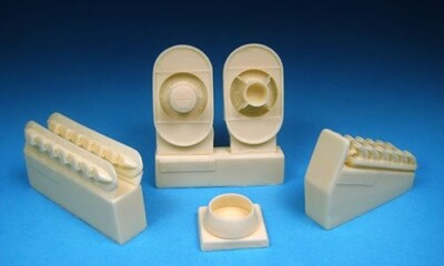 Barracuda Studios (BR-48042) 1:48 Hawker Typhoon Intake and Exhausts
