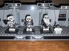 BRICKZ Star Wars Endor Elite Sgt Biker Scout Heavy Stormtrooper No LEGO Display