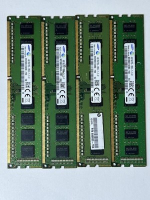 16GB DDR3 RAM Kit (4x4GB) Desktop PC3L RAM 1333MHz & 1600MHz Mixed Brands! 1.35V