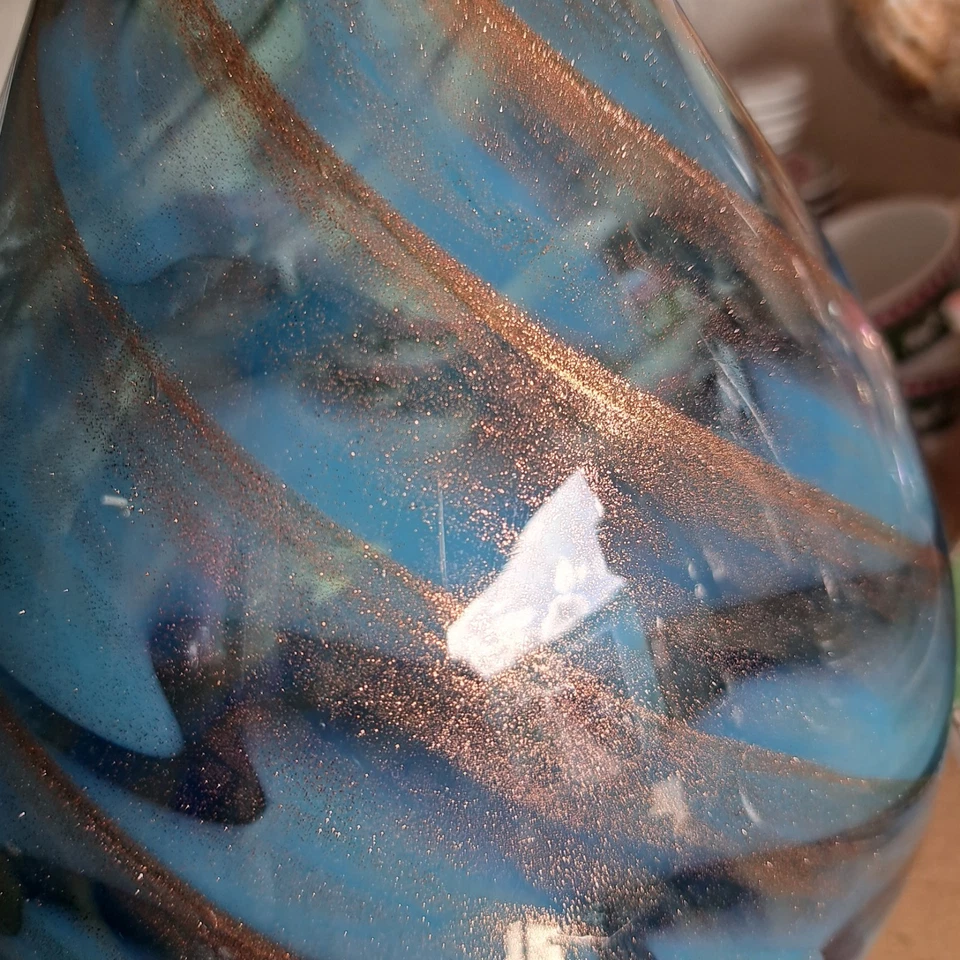 Lenox 海景漩涡花瓶,11 英寸。 No led水晶 — 第 3/4 张图片