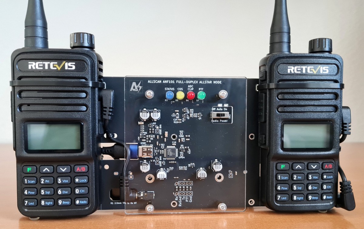 AllScan ANF101-M-RT85 Full-Duplex AllStar Node Radio Module - 100