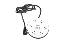 Power Strip Surge Protector 6 Ac Outlets With 3 Usb Ports Charging Station Long