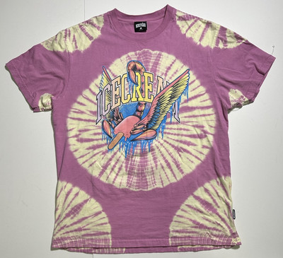 Ice Cream BBC Shirt Scorpion Short Sleeve XL Pink Tie Dye Pharrell 09