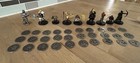 Dungeons & Dragons Lot Of 9 Wizard Miniatures And 30 Tokens