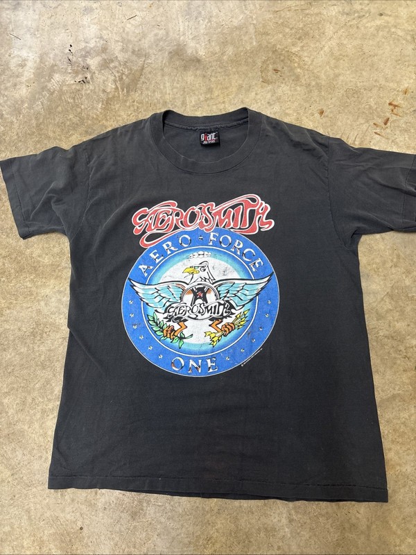 Vintage AUTHENTIC Aerosmith Concert T Shirt  Aero Force One 1993 XL