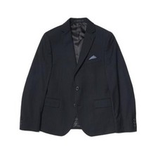 Lauren Ralph Lauren Big Boys Plaid Classic Sport Coat - Black - Size 12R