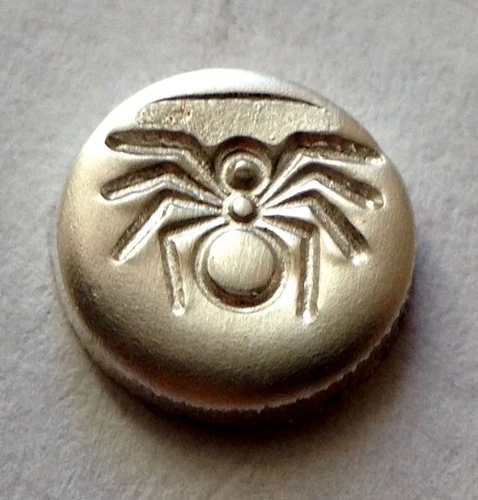 0.51 Gram Solid Silver SPIDER Round - .999 Pure Bullion - FREE SHIPPING! Nice!!!