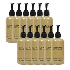 12 PACK Terra Pure Body Wash Organic Green Tea Lemongrass  Aloe 10.14oz/300ml