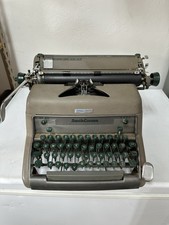 Smith Corona Skyriter Portable Manual Typewriter Vintage Green Keys, No Case thumbnail