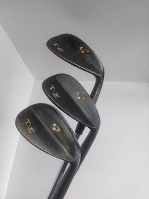 Progen Raw 52, 56 & 60 Grad Black Oxide Wedge Set.