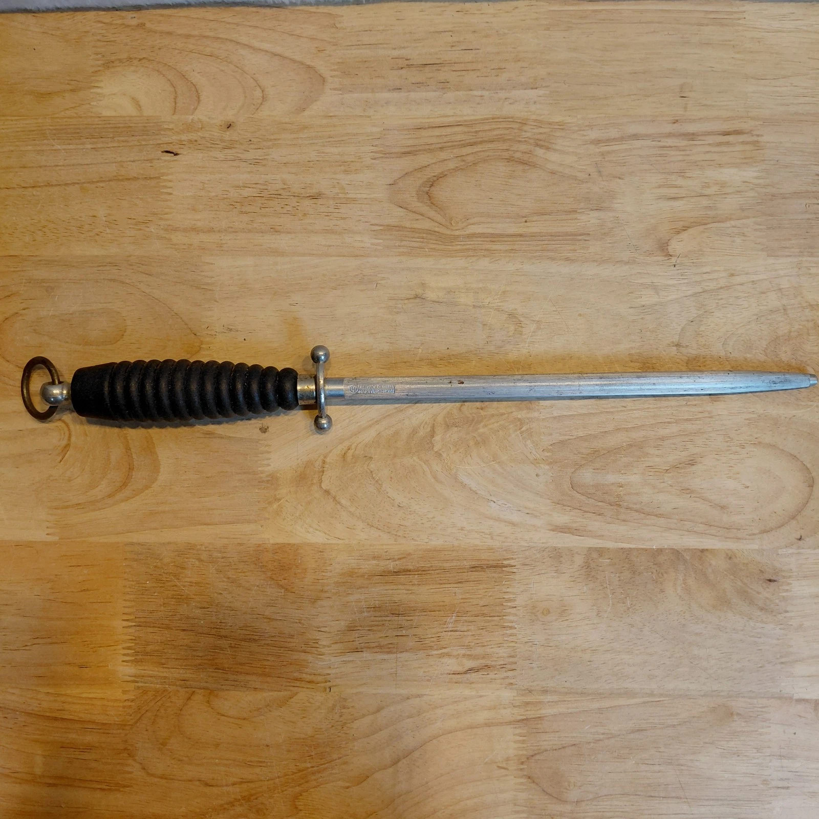 Vtg Wusthof Dreizack Germany Hartverchromt Knife Sharpener Rod Honing 10" Steel