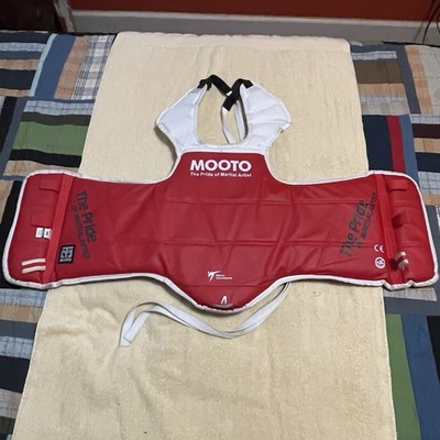 MOOTO Taekwondo Martial Arts Chest Guard Body Tank Protective Gear Size Large