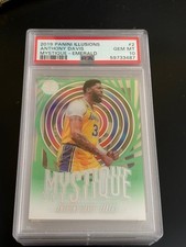 2019 Panini Illusions 2 Anthony Davis Mystique Emerald PSA 10 GEM MT
